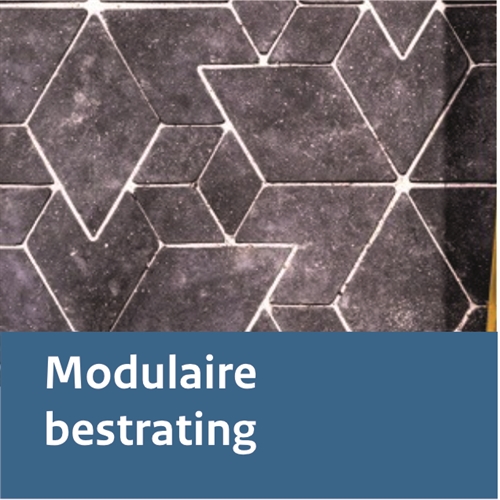 Naar voorbeeld modulaire bestrating.