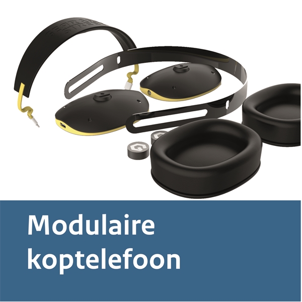 Naar voorbeeld modulaire koptelefoon.