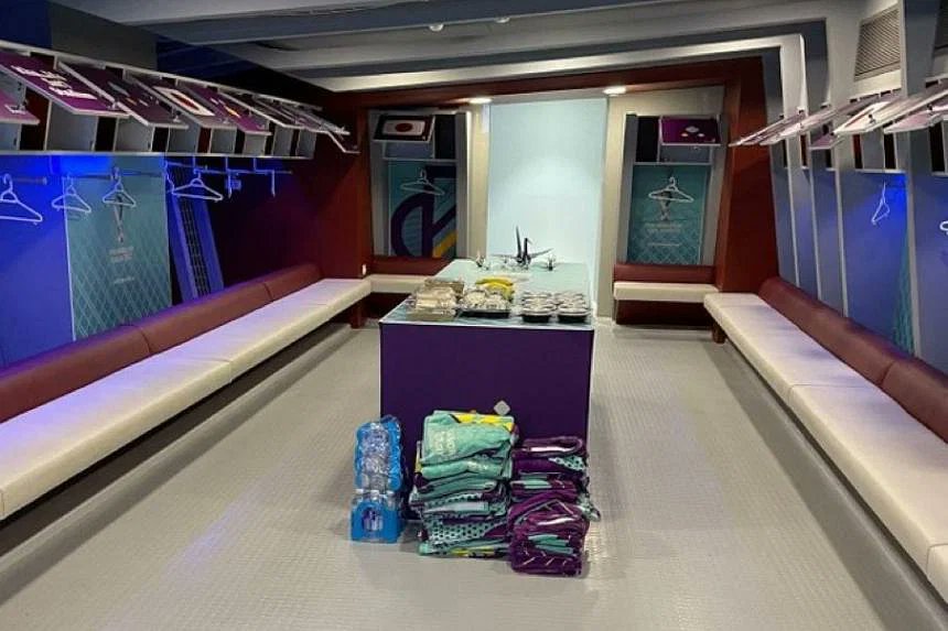 Een schone kleedkamer